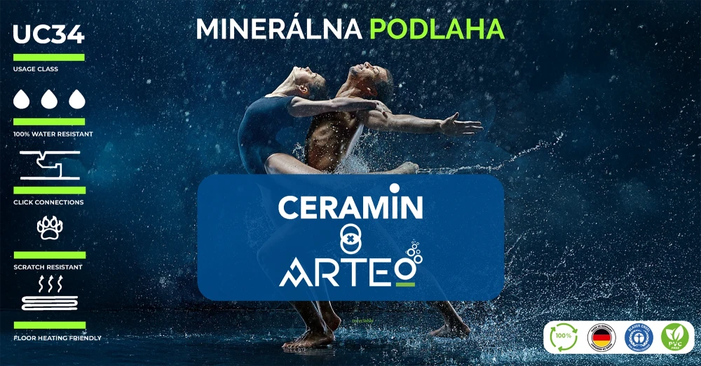 ARTEO CERAMIN - Minerlna kompozitn podlaha s dizajnom dreva a odolnosou kamea