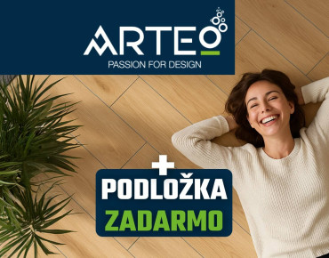 K vodeodoln�m lamin�tov�m podlah�m ARTEO z�skate podlo�ku zadarmo