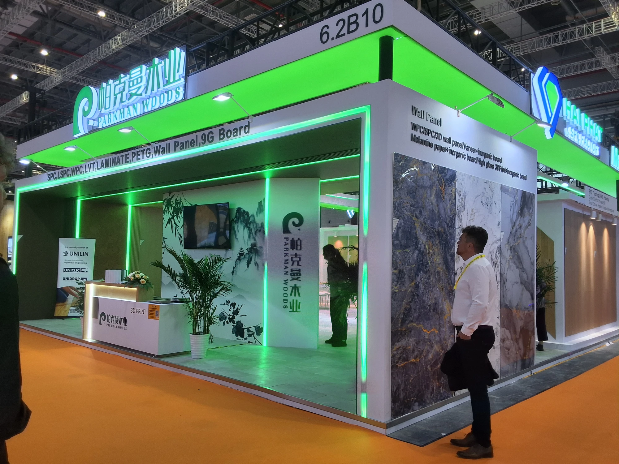 Minerálne kompozitné obklady na výstave DOMOTEX SHANGHAI